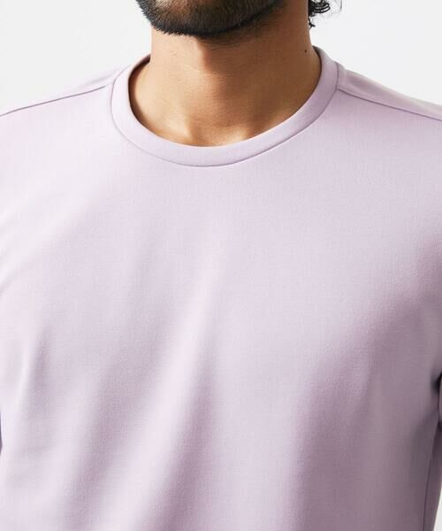 MICHEL KLEIN HOMME / ミッシェルクランオム カットソー | ダブルフェイスクルーネック長袖カットソー | 詳細4