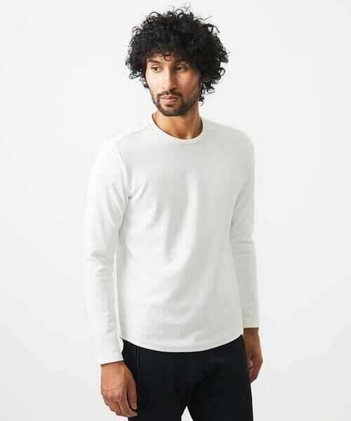 MICHEL KLEIN HOMME / ミッシェルクランオム カットソー | ダブルフェイスクルーネック長袖カットソー | 詳細8