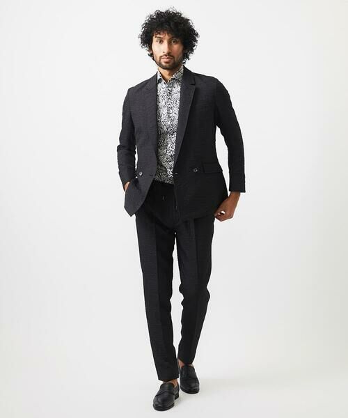 MICHEL KLEIN HOMME / ミッシェルクランオム チノ・ワークパンツ | 【セットアップ】ジャガードスラックスパンツ | 詳細9