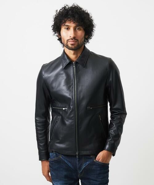 MICHEL KLEIN HOMME / ミッシェルクランオム その他アウター | ラムレザーブルゾン | 詳細2