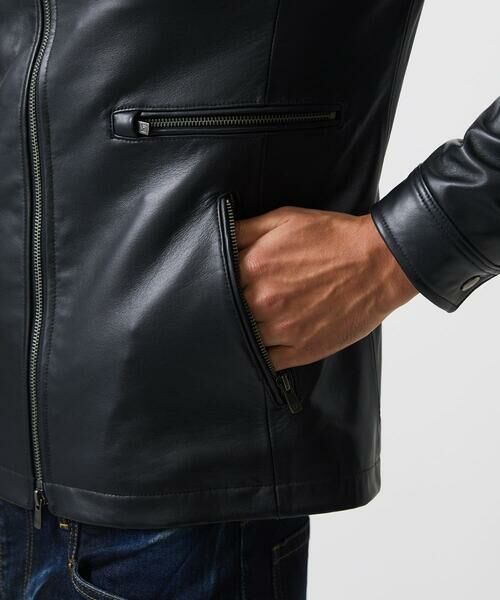 MICHEL KLEIN HOMME / ミッシェルクランオム その他アウター | ラムレザーブルゾン | 詳細7
