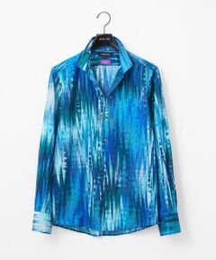 MICHEL KLEIN HOMME / ミッシェルクランオム シャツ・ブラウス | 《日本製》総柄長袖シャツ