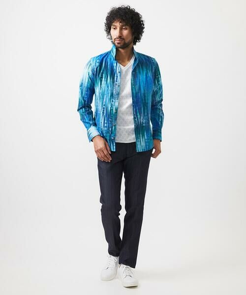 MICHEL KLEIN HOMME / ミッシェルクランオム シャツ・ブラウス | 《日本製》総柄長袖シャツ | 詳細3