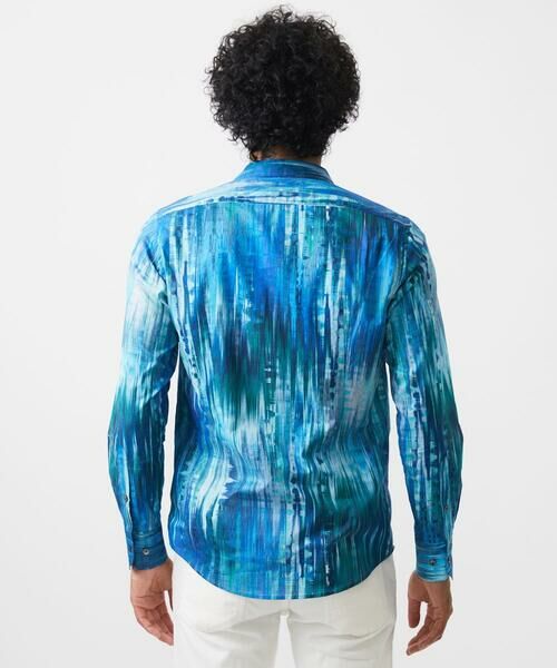 MICHEL KLEIN HOMME / ミッシェルクランオム シャツ・ブラウス | 《日本製》総柄長袖シャツ | 詳細5