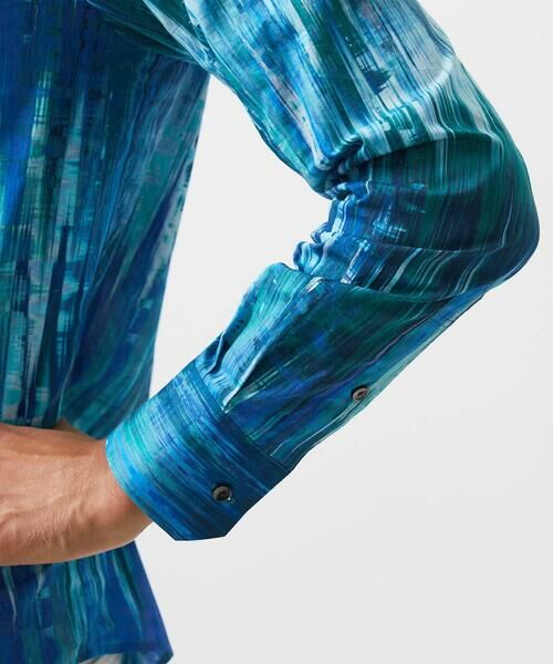 MICHEL KLEIN HOMME / ミッシェルクランオム シャツ・ブラウス | 《日本製》総柄長袖シャツ | 詳細7