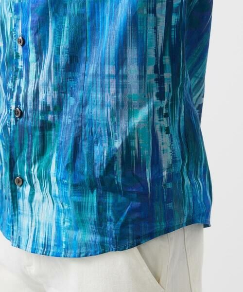 MICHEL KLEIN HOMME / ミッシェルクランオム シャツ・ブラウス | 《日本製》総柄長袖シャツ | 詳細8