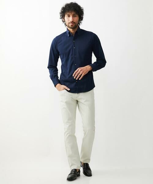 MICHEL KLEIN HOMME / ミッシェルクランオム シャツ・ブラウス | 《日本製》イージーケアーボタンダウン長袖シャツ | 詳細4