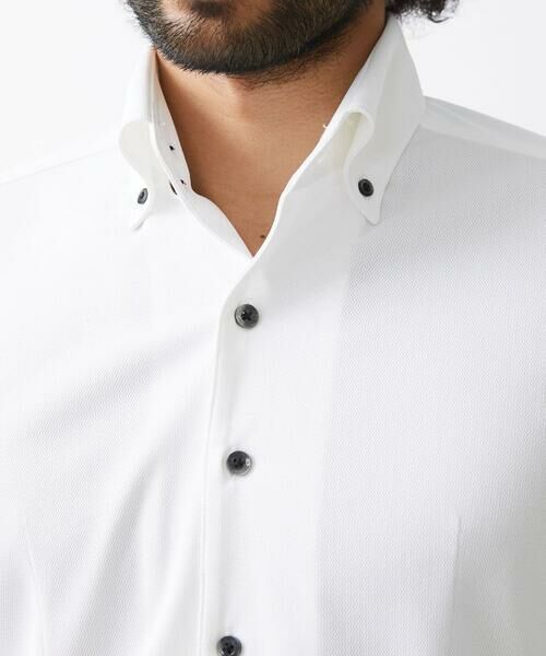 MICHEL KLEIN HOMME / ミッシェルクランオム シャツ・ブラウス | 《日本製》イージーケアーボタンダウン長袖シャツ | 詳細12
