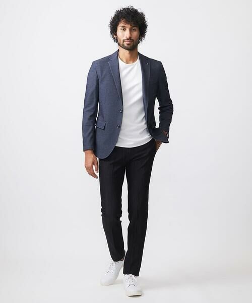 MICHEL KLEIN HOMME / ミッシェルクランオム テーラードジャケット | 【セットアップ】ジャージテーラードジャケット | 詳細3