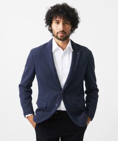 MICHEL KLEIN HOMME / ミッシェルクランオム テーラードジャケット | ニット編みテーラードジャケット