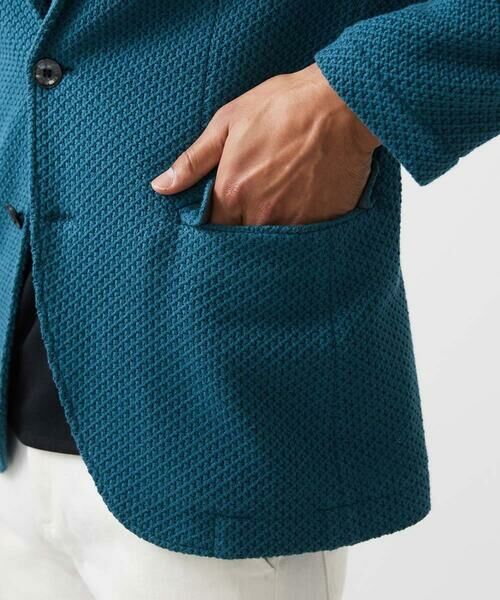 MICHEL KLEIN HOMME / ミッシェルクランオム テーラードジャケット | ニット編みテーラードジャケット | 詳細10