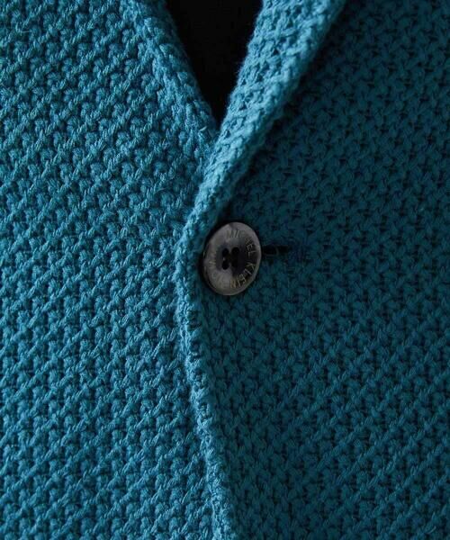 MICHEL KLEIN HOMME / ミッシェルクランオム テーラードジャケット | ニット編みテーラードジャケット | 詳細11