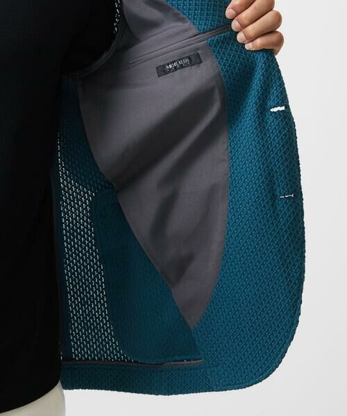 MICHEL KLEIN HOMME / ミッシェルクランオム テーラードジャケット | ニット編みテーラードジャケット | 詳細13