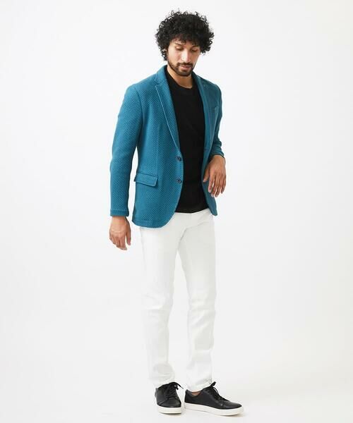MICHEL KLEIN HOMME / ミッシェルクランオム テーラードジャケット | ニット編みテーラードジャケット | 詳細3