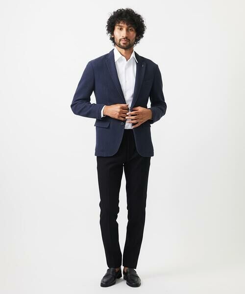 MICHEL KLEIN HOMME / ミッシェルクランオム テーラードジャケット | ニット編みテーラードジャケット | 詳細14