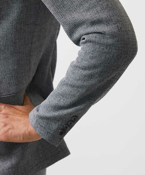 MICHEL KLEIN HOMME / ミッシェルクランオム テーラードジャケット | 【セットアップ】メッシュ調テーラードジャケット | 詳細17