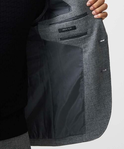 MICHEL KLEIN HOMME / ミッシェルクランオム テーラードジャケット | 【セットアップ】メッシュ調テーラードジャケット | 詳細21