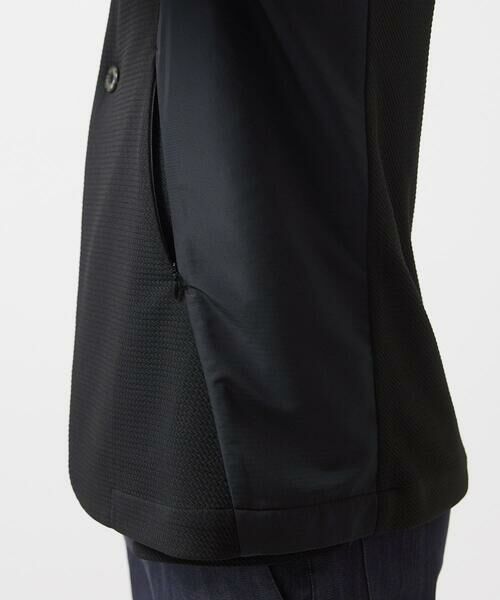 MICHEL KLEIN HOMME / ミッシェルクランオム ノーカラージャケット | 【セットアップ】ダブルフェイスノーカラージャケット | 詳細12