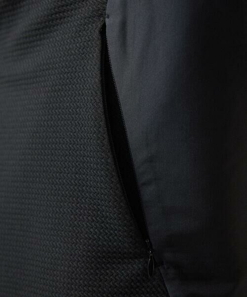 MICHEL KLEIN HOMME / ミッシェルクランオム ノーカラージャケット | 【セットアップ】ダブルフェイスノーカラージャケット | 詳細13