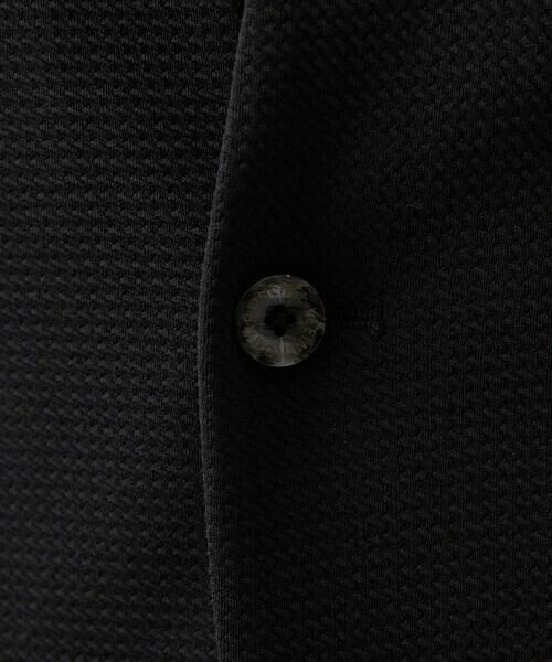 MICHEL KLEIN HOMME / ミッシェルクランオム ノーカラージャケット | 【セットアップ】ダブルフェイスノーカラージャケット | 詳細14