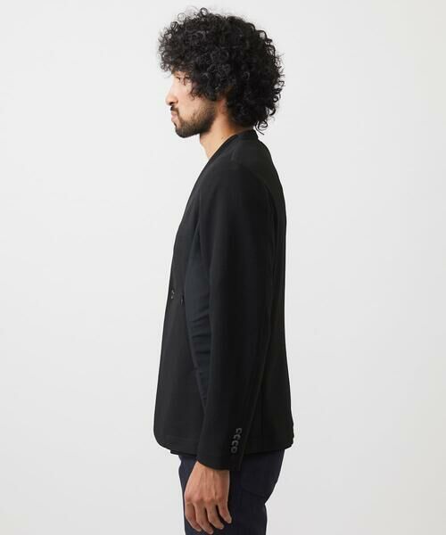 MICHEL KLEIN HOMME / ミッシェルクランオム ノーカラージャケット | 【セットアップ】ダブルフェイスノーカラージャケット | 詳細7