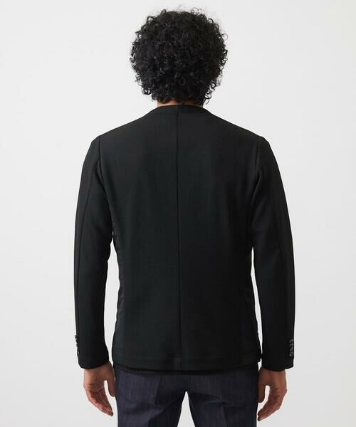 MICHEL KLEIN HOMME / ミッシェルクランオム ノーカラージャケット | 【セットアップ】ダブルフェイスノーカラージャケット | 詳細8