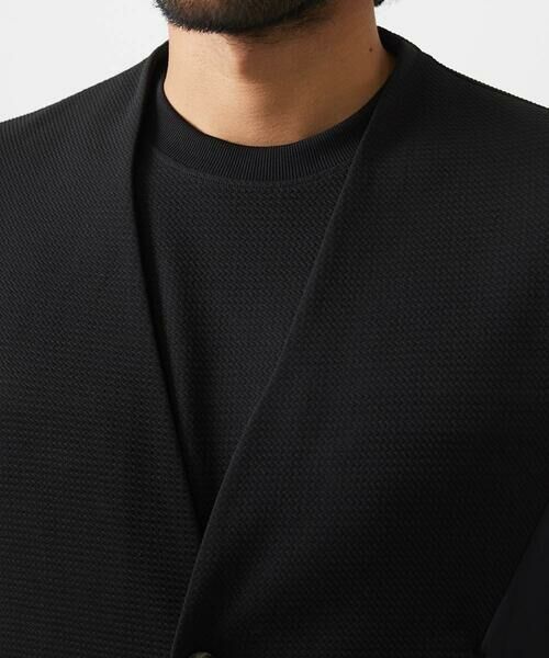 MICHEL KLEIN HOMME / ミッシェルクランオム ノーカラージャケット | 【セットアップ】ダブルフェイスノーカラージャケット | 詳細9