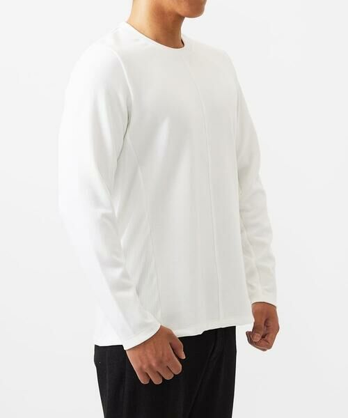 MICHEL KLEIN HOMME / ミッシェルクランオム カットソー | 【BODY MAKE】ダブルフェイスクルーネック長袖カットソー | 詳細2