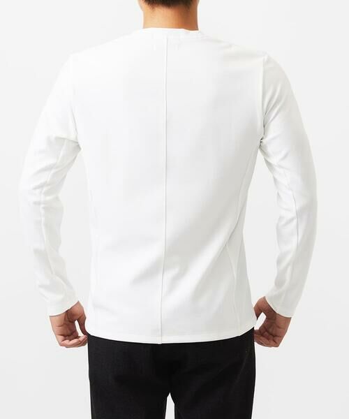 MICHEL KLEIN HOMME / ミッシェルクランオム カットソー | 【BODY MAKE】ダブルフェイスクルーネック長袖カットソー | 詳細3