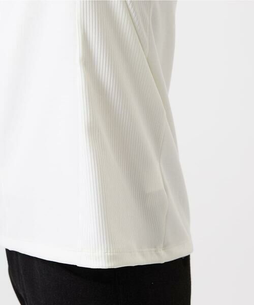 MICHEL KLEIN HOMME / ミッシェルクランオム カットソー | 【BODY MAKE】ダブルフェイスクルーネック長袖カットソー | 詳細7