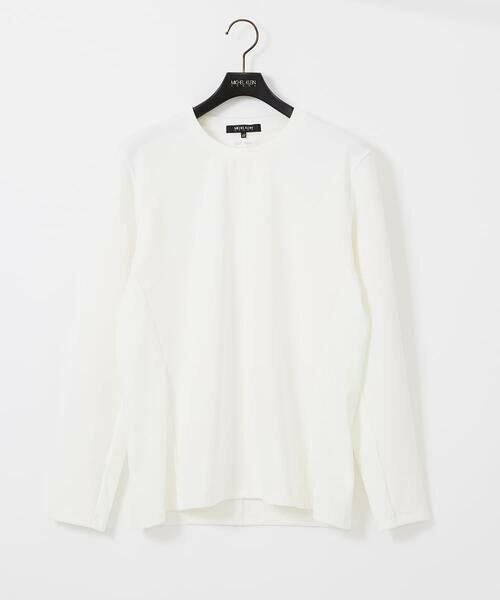 MICHEL KLEIN HOMME / ミッシェルクランオム カットソー | 【BODY MAKE】ダブルフェイスクルーネック長袖カットソー | 詳細9