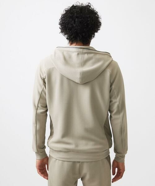 トップス MICHEL KLEIN strip double zip hoodie 46 通販Fashion - MICHEL KLEIN strip double zip hoodie 46