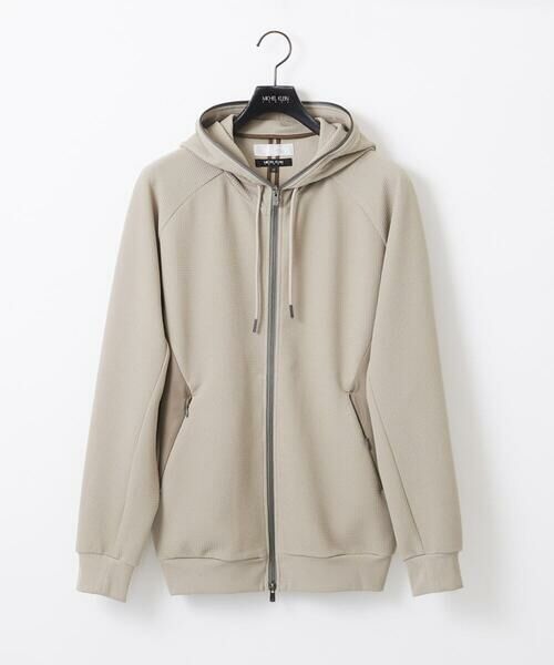 MICHEL KLEIN HOMME/ミッシェルクランオム ダブルフェイスZIPパーカー セットアップ オフホワイト 51 MICHEL KLEIN HOMME/ミッシェルクランオム ダブルフェイスZIPパーカー セットアップ オフホワイト 51