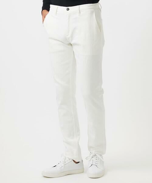 MICHEL KLEIN HOMME / ミッシェルクランオム チノ・ワークパンツ | ホワイトデニムパンツ | 詳細1