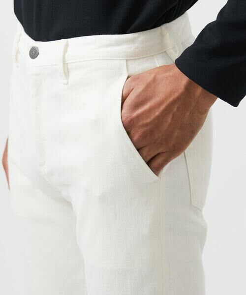 MICHEL KLEIN HOMME / ミッシェルクランオム チノ・ワークパンツ | ホワイトデニムパンツ | 詳細7