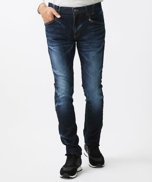 MICHEL KLEIN HOMME / ミッシェルクランオム チノ・ワークパンツ | 《日本製》ブルーオーシャンデニムパンツ | 詳細1