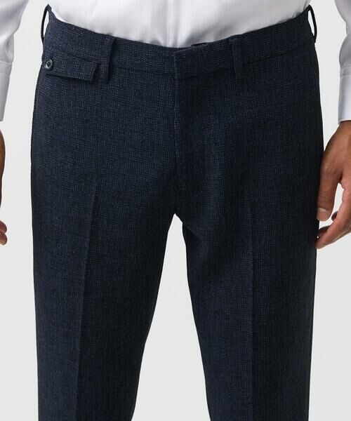 MICHEL KLEIN HOMME / ミッシェルクランオム チノ・ワークパンツ | 【セットアップ】メッシュ調スラックスパンツ | 詳細6