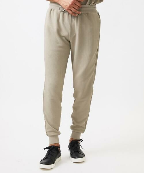 MICHEL KLEIN HOMME / ミッシェルクランオム チノ・ワークパンツ | 【セットアップ】ダブルフェイスジョガーパンツ | 詳細1
