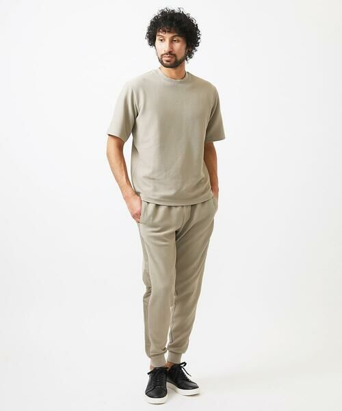 MICHEL KLEIN HOMME / ミッシェルクランオム チノ・ワークパンツ | 【セットアップ】ダブルフェイスジョガーパンツ | 詳細3