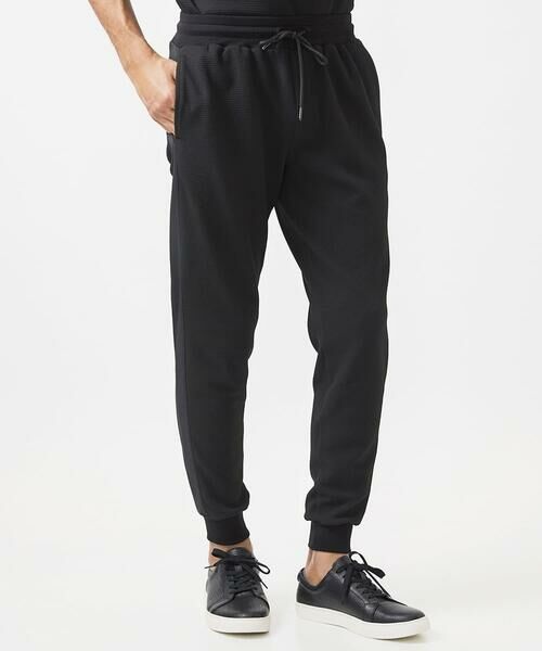 MICHEL KLEIN HOMME/ミッシェルクランオム ダブルフェイスジョガーパンツ セットアップ ブラック 51 MICHEL KLEIN HOMME/ミッシェルクランオム ダブルフェイスジョガーパンツ セットアップ ブラック 51