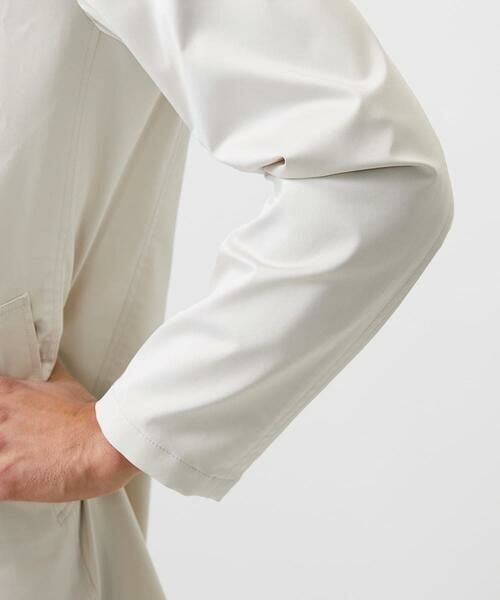 MICHEL KLEIN HOMME / ミッシェルクランオム ステンカラーコート | フード付きスタントカラーコート | 詳細10