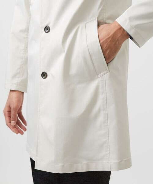 MICHEL KLEIN HOMME / ミッシェルクランオム ステンカラーコート | フード付きスタントカラーコート | 詳細11