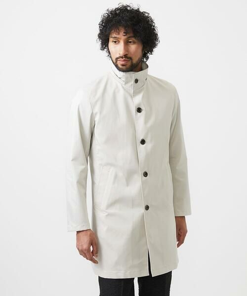 MICHEL KLEIN HOMME / ミッシェルクランオム ステンカラーコート | フード付きスタントカラーコート | 詳細15