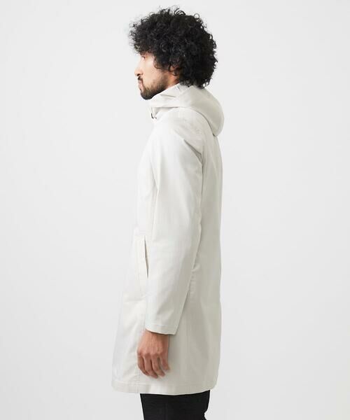 MICHEL KLEIN HOMME / ミッシェルクランオム ステンカラーコート | フード付きスタントカラーコート | 詳細5