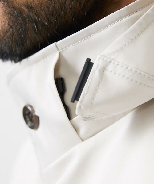 MICHEL KLEIN HOMME / ミッシェルクランオム ステンカラーコート | フード付きスタントカラーコート | 詳細9