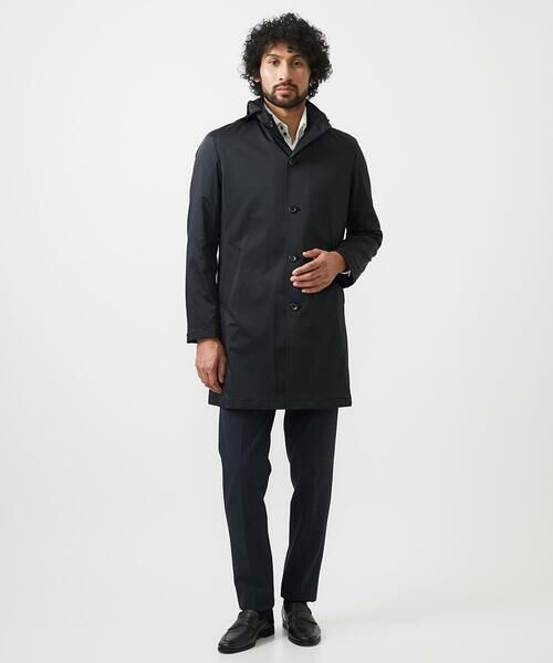 MICHEL KLEIN HOMME / ミッシェルクランオム ステンカラーコート | フード付きスタントカラーコート | 詳細19