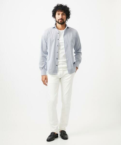 MICHEL KLEIN HOMME / ミッシェルクランオム シャツ・ブラウス | 《日本製》ストレッチラッセル長袖シャツ | 詳細6