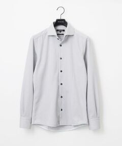 MICHEL KLEIN HOMME / ミッシェルクランオム シャツ・ブラウス | 《日本製》ジャガード柄長袖シャツ