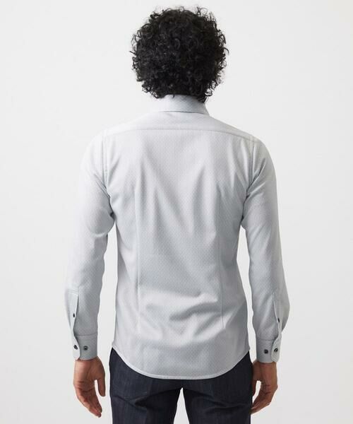 MICHEL KLEIN HOMME / ミッシェルクランオム シャツ・ブラウス | 《日本製》ジャガード柄長袖シャツ | 詳細13