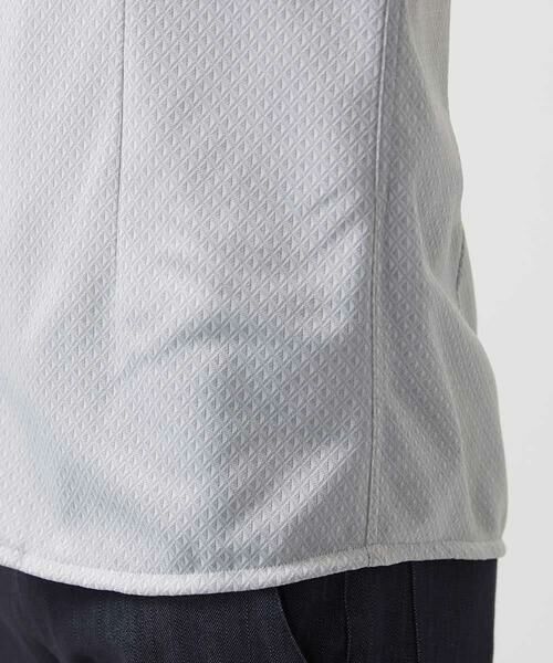 MICHEL KLEIN HOMME / ミッシェルクランオム シャツ・ブラウス | 《日本製》ジャガード柄長袖シャツ | 詳細16